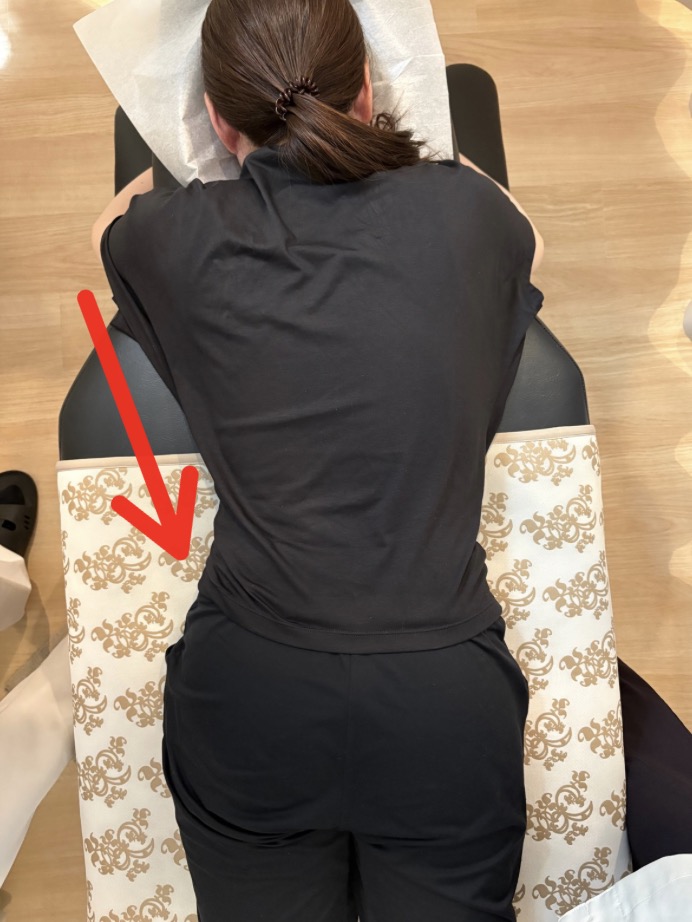 1回の施術での変化